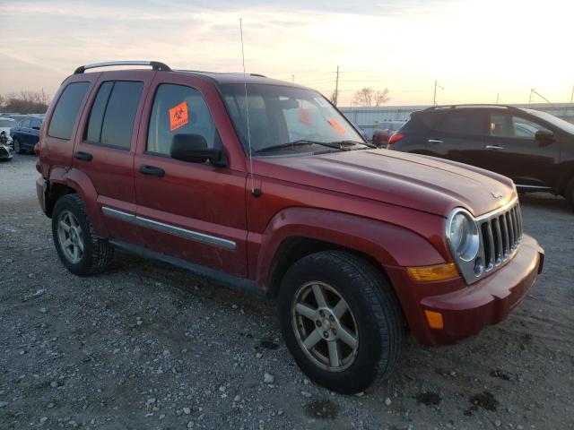 1J4GL58K06W240545 - 2006 JEEP LIBERTY LIMITED RED photo 4