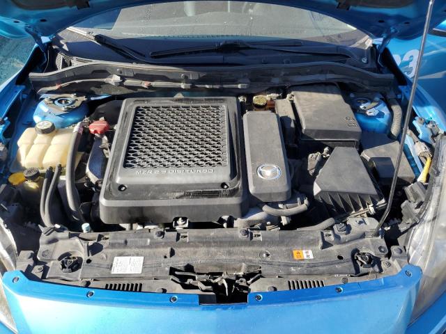 JM1BL1K45B1485335 - 2011 MAZDA SPEED 3 ლურჯი ფოტო 11