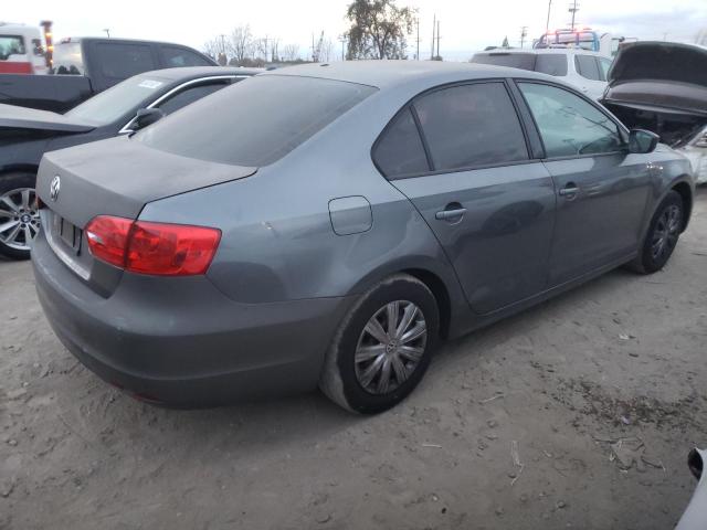 3VW2K7AJ8EM328562 - 2014 VOLKSWAGEN JETTA BASE 灰色 照片 3
