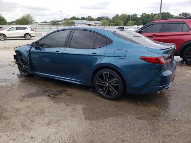 4T1DAACK0SU135150 - 2025 TOYOTA CAMRY XSE BLUE photo 2