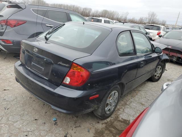 KMHCG35C15U360158 - 2005 HYUNDAI ACCENT GS GRAY photo 3