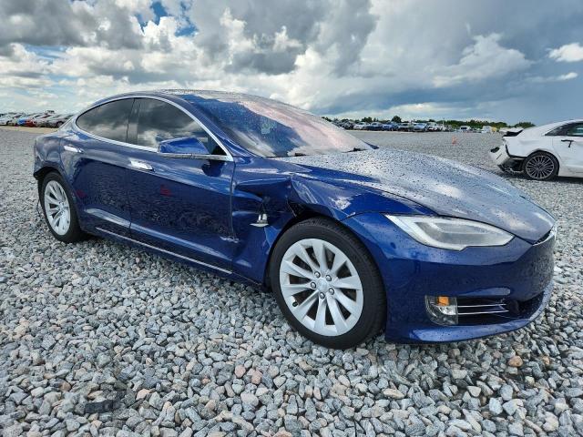 5YJSA1E28JF247517 - 2018 TESLA MODEL S Mavi foto 4