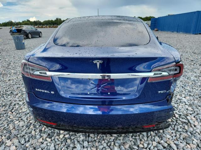5YJSA1E28JF247517 - 2018 TESLA MODEL S Mavi foto 6