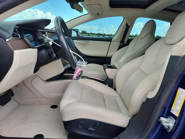 5YJSA1E28JF247517 - 2018 TESLA MODEL S Mavi foto 7