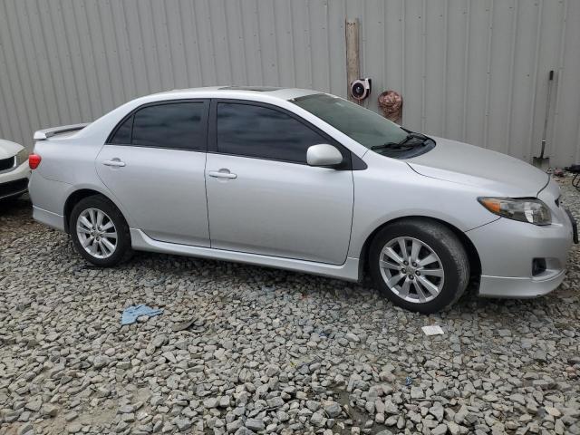 1NXBU4EE0AZ217837 - 2010 TOYOTA COROLLA BASE SILVER photo 4