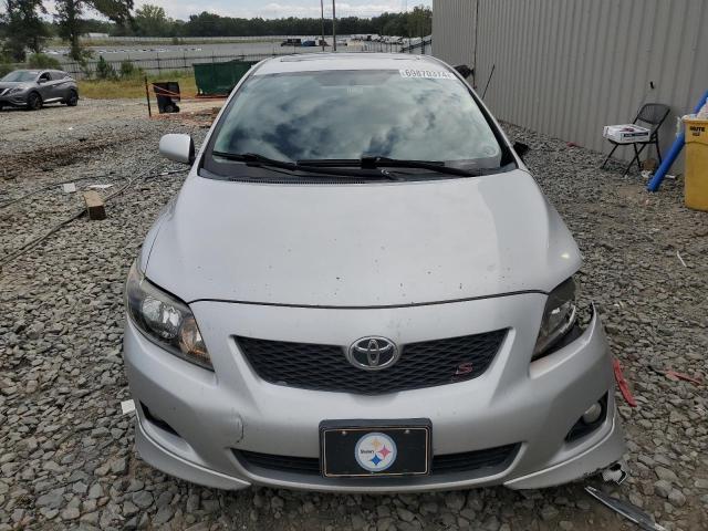 1NXBU4EE0AZ217837 - 2010 TOYOTA COROLLA BASE SILVER photo 5