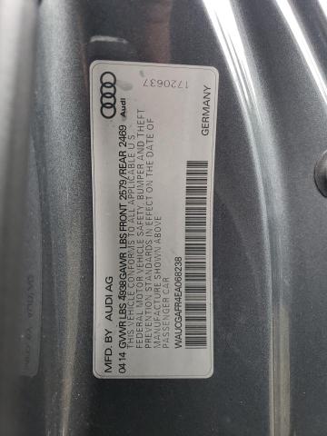 WAUCGAFR4EA068238 - 2014 AUDI S5 PREMIUM PLUS 灰色 照片 12