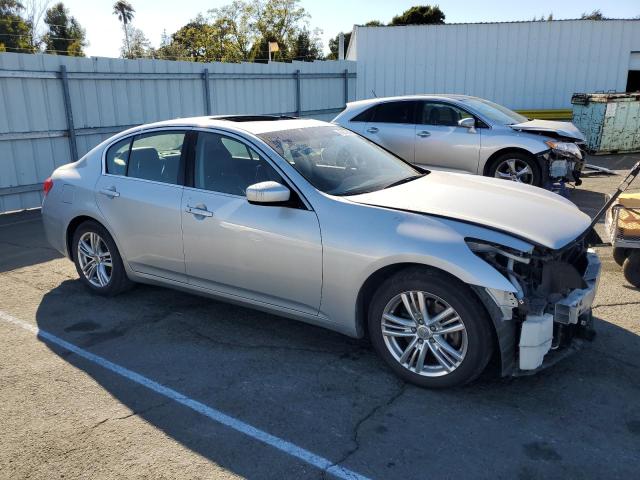 JN1CV6AP4DM305953 - 2013 INFINITI G37 BASE SILVER photo 4