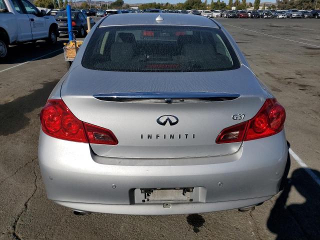 JN1CV6AP4DM305953 - 2013 INFINITI G37 BASE SILVER photo 6