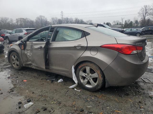 5NPDH4AE3DH159986 - 2013 HYUNDAI ELANTRA GLS TAN photo 2