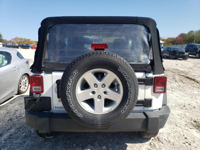 1C4AJWAG3FL627718 - 2015 JEEP WRANGLER SPORT WHITE photo 6