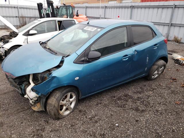 JM1DE1HY5B0112895 - 2011 MAZDA MAZDA2 BLUE photo 1