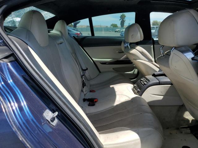 WBA6B2C58ED129592 - 2014 BMW 650 I GRAN COUPE BLUE photo 10