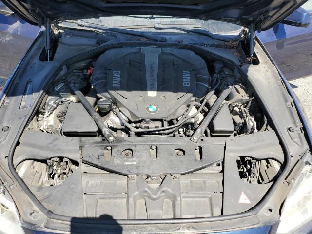 WBA6B2C58ED129592 - 2014 BMW 650 I GRAN COUPE BLUE photo 11