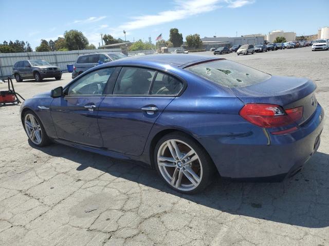 WBA6B2C58ED129592 - 2014 BMW 650 I GRAN COUPE BLUE photo 2