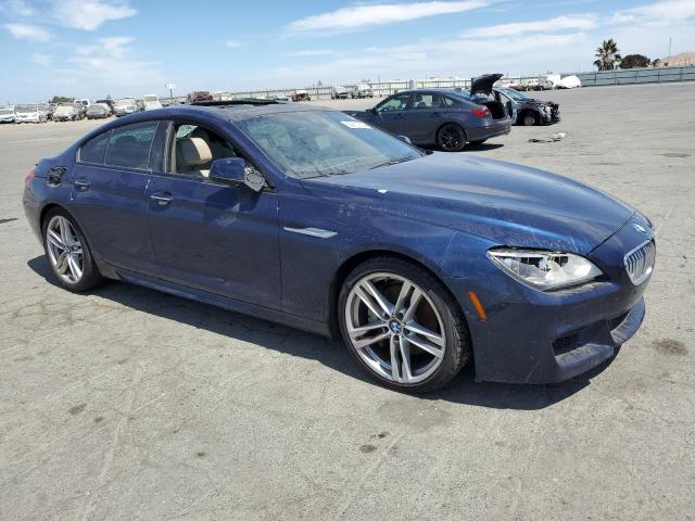 WBA6B2C58ED129592 - 2014 BMW 650 I GRAN COUPE BLUE photo 4
