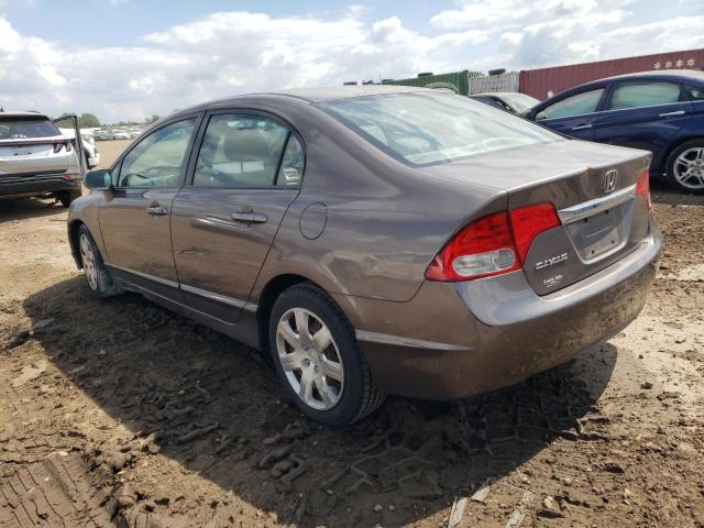 2HGFA1F5XBH511604 - 2011 HONDA CIVIC LX GRAY photo 2