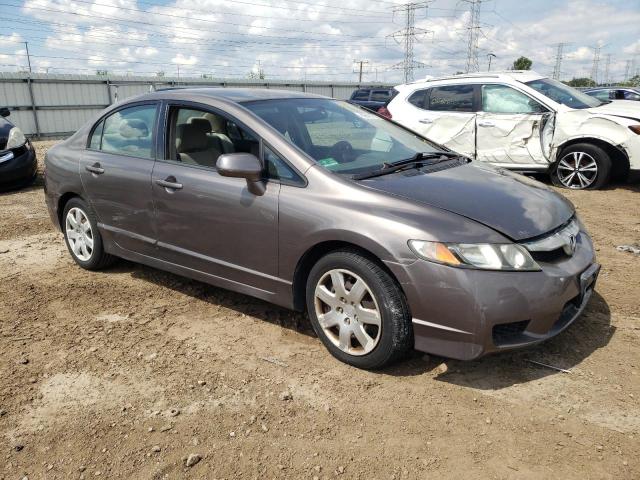 2HGFA1F5XBH511604 - 2011 HONDA CIVIC LX GRAY photo 4