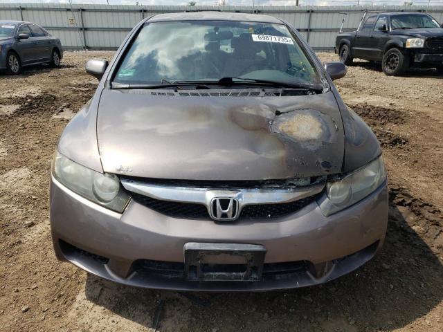2HGFA1F5XBH511604 - 2011 HONDA CIVIC LX GRAY photo 5