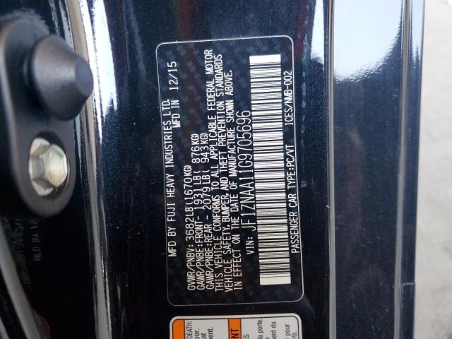 JF1ZNAA11G9705696 - 2016 TOYOTA SCION FR-S შავი ფოტო 12