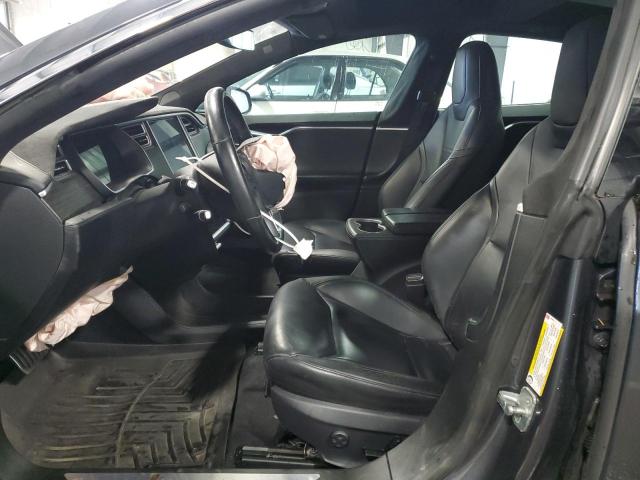 5YJSA1E41FF106863 - 2015 TESLA MODEL S GRAY photo 7