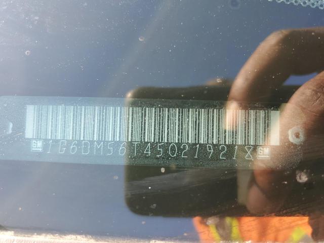 1G6DM56T450219218 - 2005 CADILLAC CTS GRAY photo 12