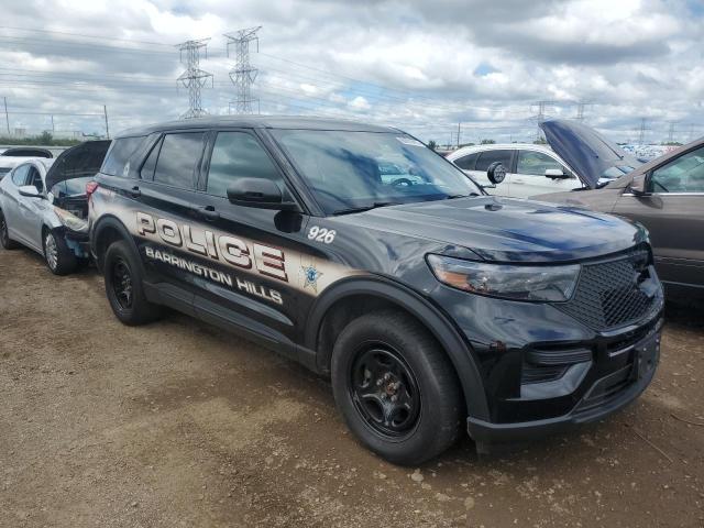 1FM5K8AB1PGA82817 - 2023 FORD EXPLORER POLICE INTERCEPTOR Noir photo 4