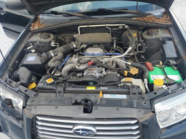 JF1SG63668H724396 - 2008 SUBARU FORESTER 2.5X BLACK photo 11