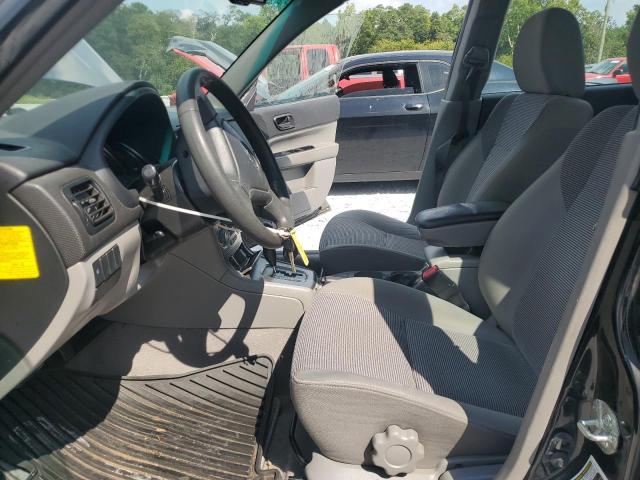 JF1SG63668H724396 - 2008 SUBARU FORESTER 2.5X BLACK photo 7