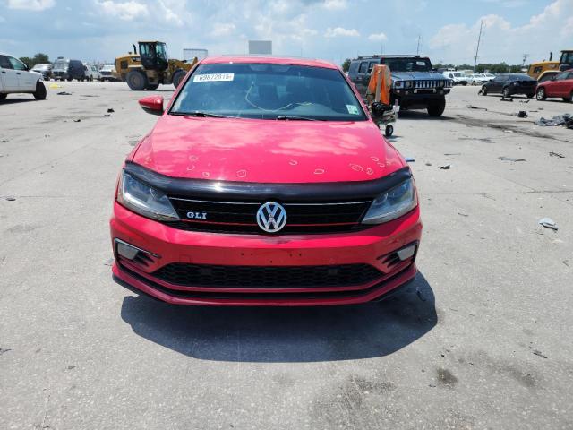 3VW4T7AJ7HM316610 - 2017 VOLKSWAGEN JETTA GLI RED photo 5