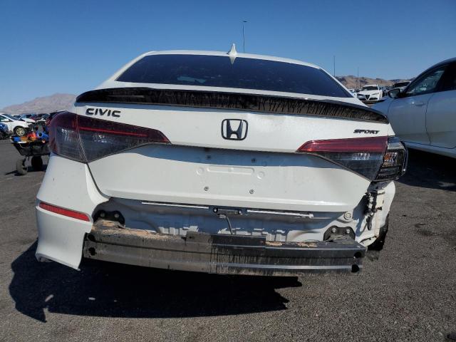 2HGFE2F54SH533396 - 2025 HONDA CIVIC SPORT WHITE photo 6