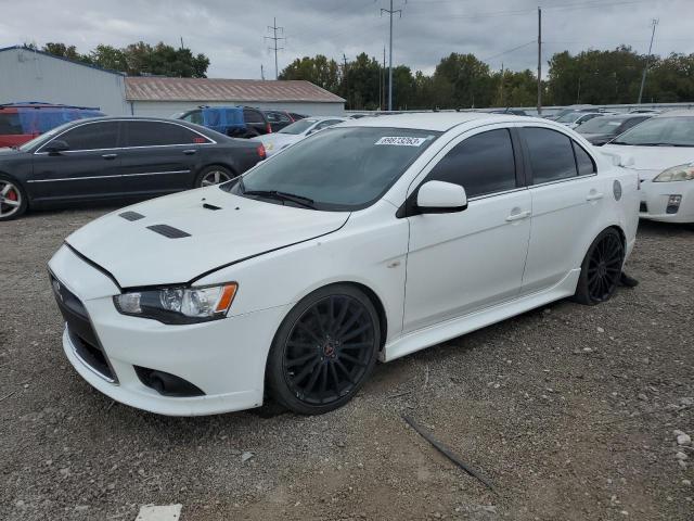 JA32V6FV3AU012555 - 2010 MITSUBISHI LANCER RALLIART WHITE photo 1