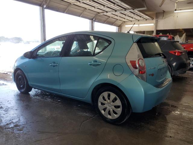 JTDKDTB39D1037117 - 2013 TOYOTA PRIUS C BLUE photo 2