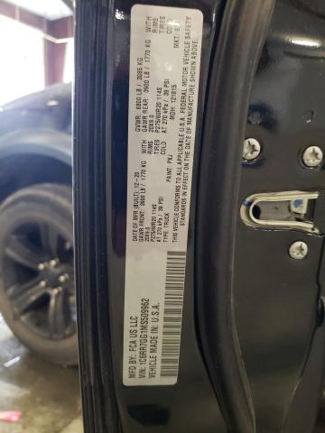 1C6RR7GG1MS509962 - 2021 RAM 1500 CLASS SLT 黑色 照片 12