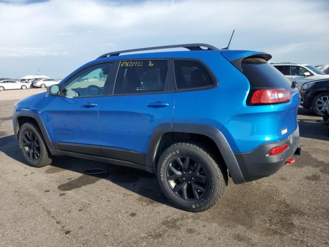 1C4PJMBX3JD508096 - 2018 JEEP CHEROKEE TRAILHAWK BLUE photo 2