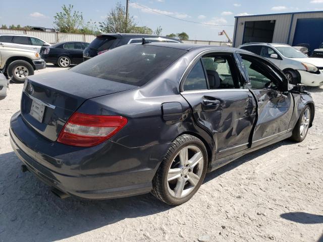 WDDGF5EB8BR183723 - 2011 MERCEDES-BENZ C300 300 GRAY photo 3