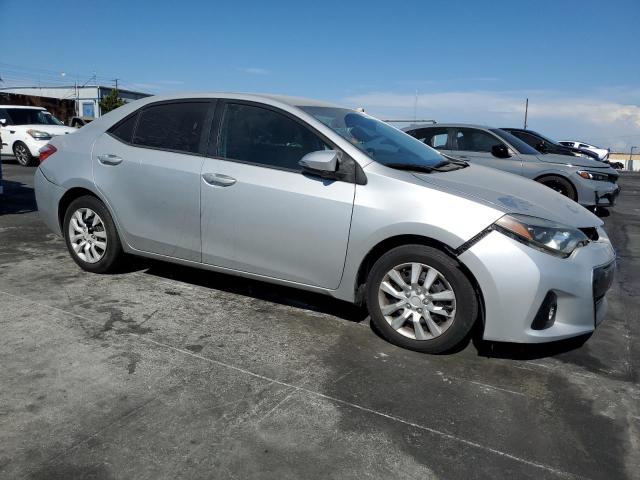 5YFBURHE6EP131514 - 2014 TOYOTA COROLLA L SILVER photo 4