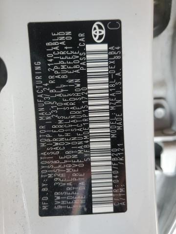 5YFB4MDE1RP151720 - 2024 TOYOTA COROLLA LE 白色 照片 13