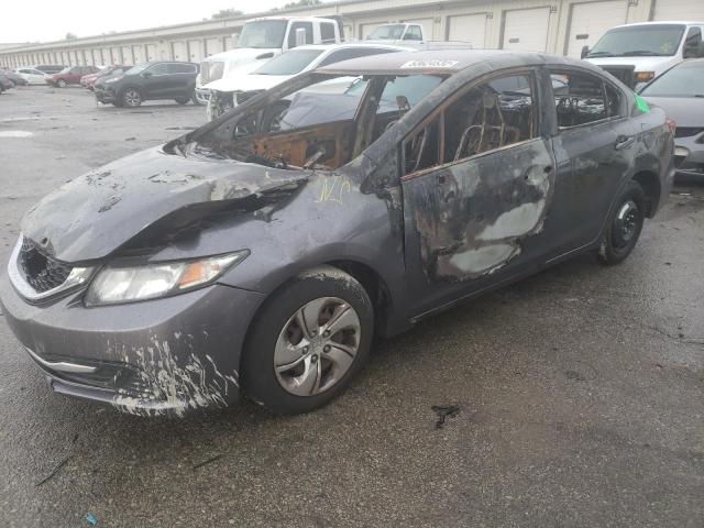 19XFB2F54FE030489 - 2015 HONDA CIVIC LX BURN photo 2