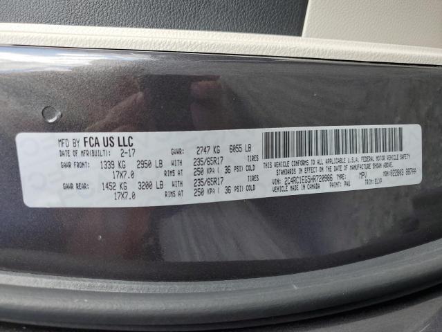 2C4RC1EG5HR720986 - 2017 CHRYSLER PACIFICA TOURING L PLUS BLACK photo 14