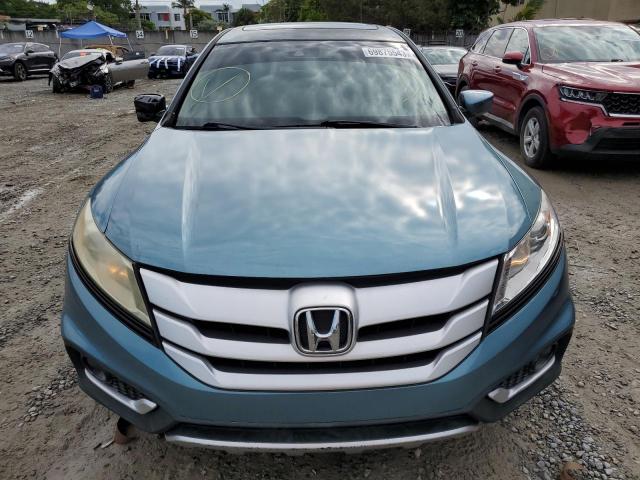 5J6TF3H56DL000192 - 2013 HONDA CROSSTOUR EXL TEAL photo 5