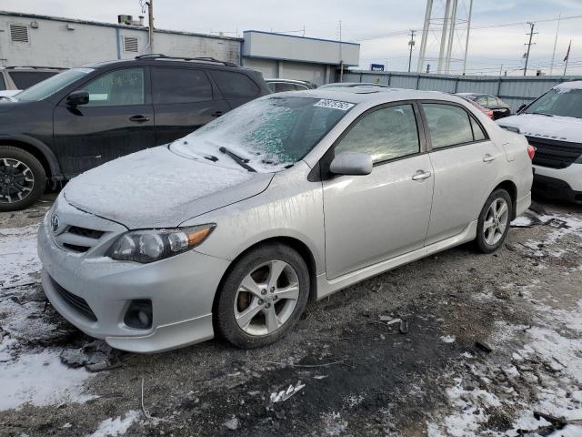 2T1BU4EE3BC717333 - 2011 TOYOTA COROLLA BASE SILVER photo 1