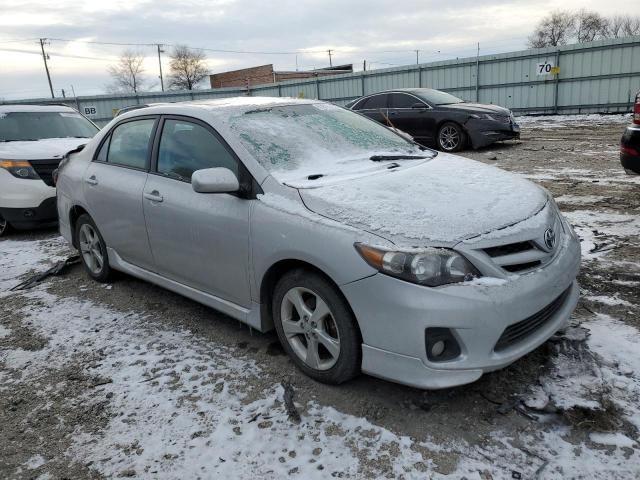 2T1BU4EE3BC717333 - 2011 TOYOTA COROLLA BASE SILVER photo 4