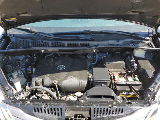 5TDYZ3DC1HS890063 - 2017 TOYOTA SIENNA XLE BLACK photo 12