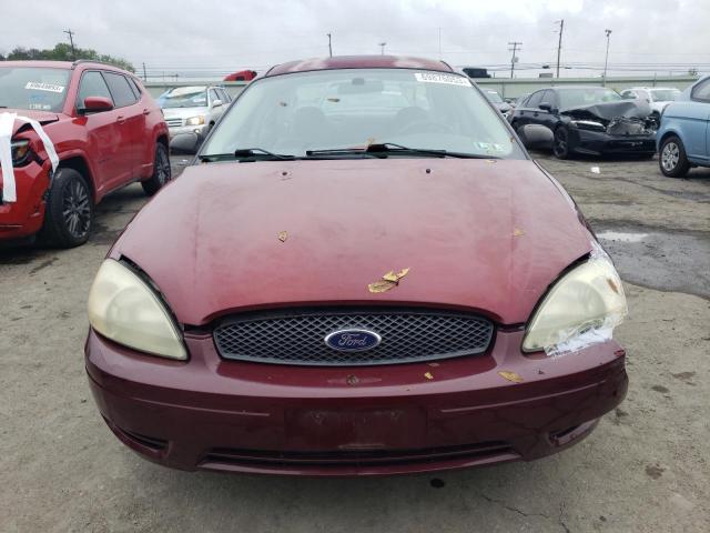 1FAFP52224A165362 - 2004 FORD TAURUS LX MAROON photo 5