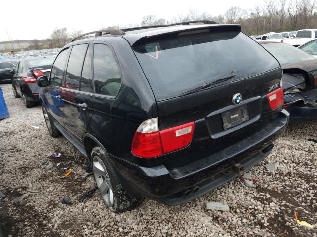 5UXFB53575LV16921 - 2005 BMW X5 4.4I BLACK photo 3