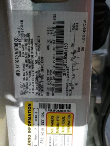 3LN6L5FC0JR605150 - 2018 LINCOLN MKZ RESERVE ნაცრისფერი ფოტო 12