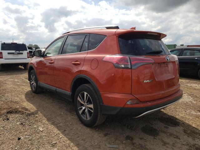 JTMWFREV5GJ099744 - 2016 TOYOTA RAV4 XLE ORANGE photo 2