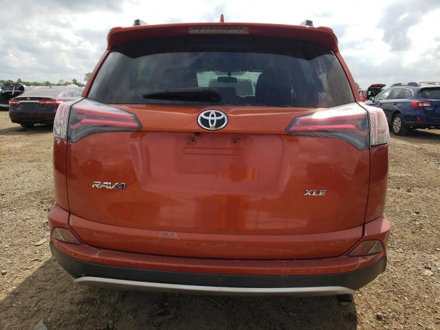 JTMWFREV5GJ099744 - 2016 TOYOTA RAV4 XLE ORANGE photo 6