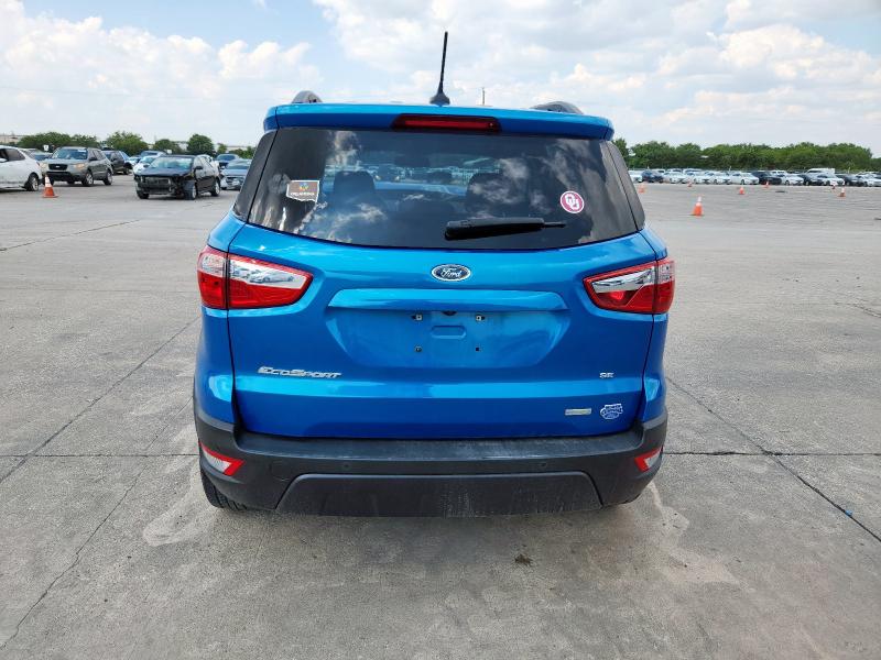 MAJ3P1TE6JC190432 - 2018 FORD ECOSPORT SE Կապույտ լուսանկար 6